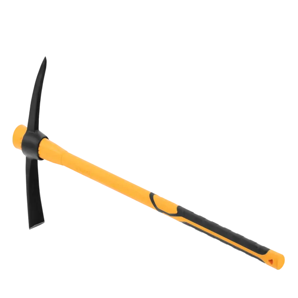 Кирка DENZEL 1500 г, узкая, фиберглассовая обрезиненная рукоятка 900 мм