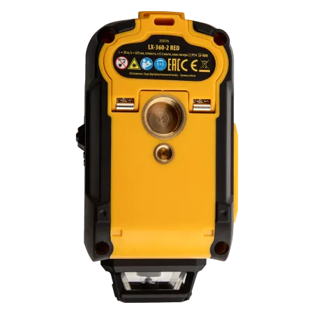 Лазерный уровень DENZEL LX 360-2 Red, 30 м, 635 нм, Li 2800 мАч, 5/8 дюйм