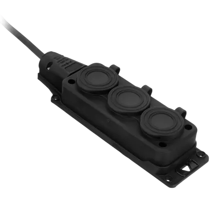 Удлинитель-шнур силовой Top Series DENZEL, КГТТ, 20 м, 3 розетки, 3 x 1,5 мм