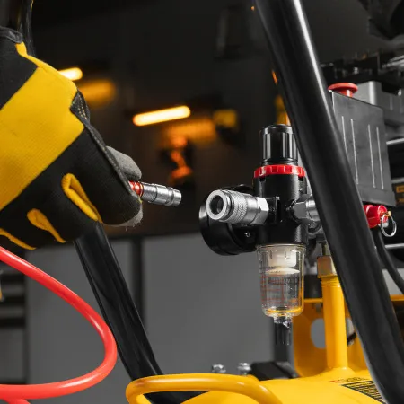 Компрессор безмасляный, малошумный DENZEL DLS 2250/100, 2250 Вт, 3x750, 100 л, 410 л/мин блок управления/ Denzel