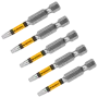 Набор бит DENZEL T15x50, 5 шт.
