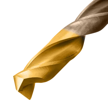 Набор сверл по металлу DENZEL, 1-10 мм, Р6М5К8-TiN, Golden Tip, 10 шт