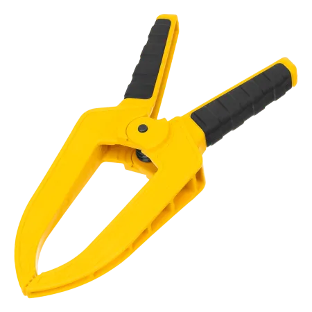 Струбцина клещеобразная DENZEL удлиненная 75 х 110 мм двухкомпонентные рукоятки