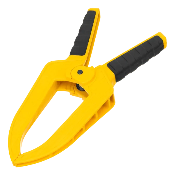 Струбцина клещеобразная DENZEL удлиненная 75 х 110 мм двухкомпонентные рукоятки