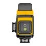 Лазерный уровень мультипризменный DENZEL DLV-360-3C, 30 м, зеленый луч, Li-Ion 2,4 Aч, кейс