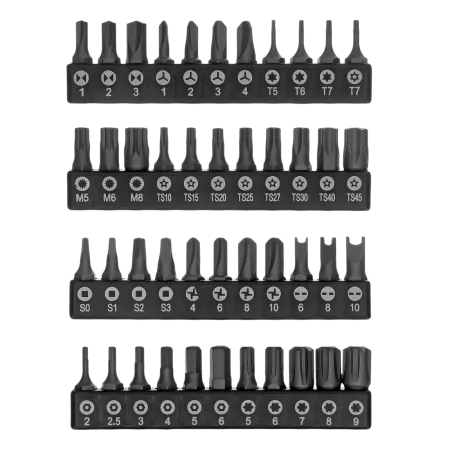 Набор инструментов DENZEL 1/2", 1/4", CrV, S2, пластиковый кейс, 194 предмета