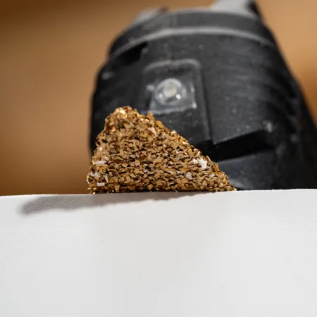 Насадка для МФИ DENZEL 782321 шлифовальная дельтавидная, HM, по плитке и дереву, 35 мм