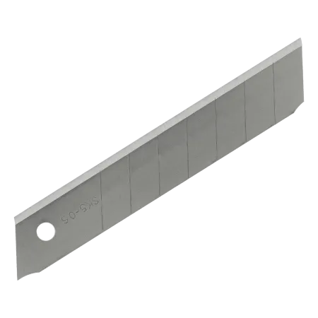 Лезвия DENZEL 18 мм, сталь SK5 - 0,6 мм, усиленные, 5 штук