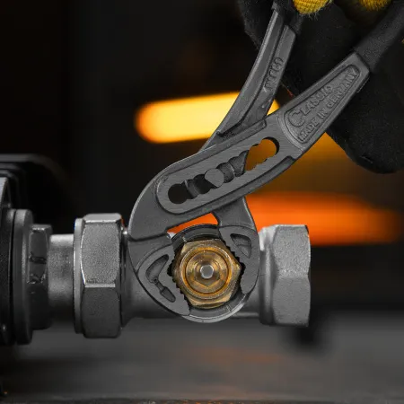 Клещи переставные DENZEL обливные рукоятки, 180 мм