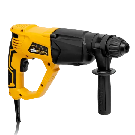 Перфоратор электрический DENZEL RH-1050-26, SDS-plus, 1050 Вт, 3.2 Дж, 3 плюс 1 режим