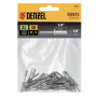 Заклепки алюминиевые DENZEL 1/8"-1/4", 3 х 6 мм, 50 шт