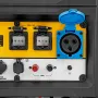 Генератор инверторный DENZEL GS-7500iFEA, 7,5 кВт, 230 В, открытый корпус, электростартер, ATS