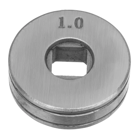 Подающий ролик DENZEL V профиль под стальную проволоку 0,8-1мм, посадка квадрат, 2 шт