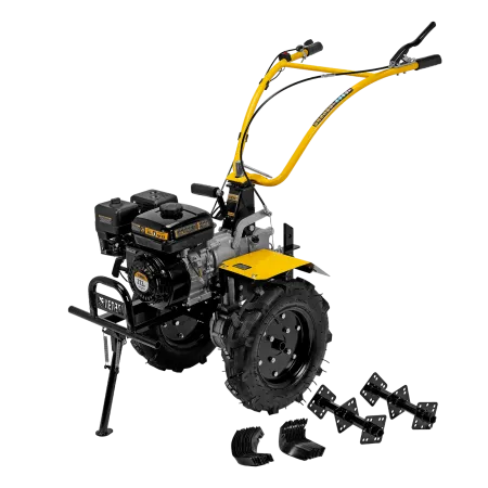 Мотоблок DENZEL DPT-370X, 7 л.с, дисковое сцепление,  фрез 3 x 4, ВОМ, передачи 3В/1Н