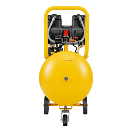 Компрессор безмасл. малошумный DENZEL DLP-3000/100, 3 кВт, 2х1,5 кВт,100 л, 2850 об/мин,500 л/мин