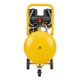 Компрессор безмасл. малошумный DENZEL DLP-3000/100, 3 кВт, 2х1,5 кВт,100 л, 2850 об/мин,500 л/мин