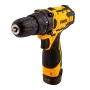 Дрель-шуруповерт аккумуляторная DENZEL CDL-12CB, Li-Ion, 12 В, 1 АКБ