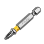 Бита DENZEL PH2х50, сталь S2, 10 шт., Е 6,3, шестигранный профиль, отрывная упаковка