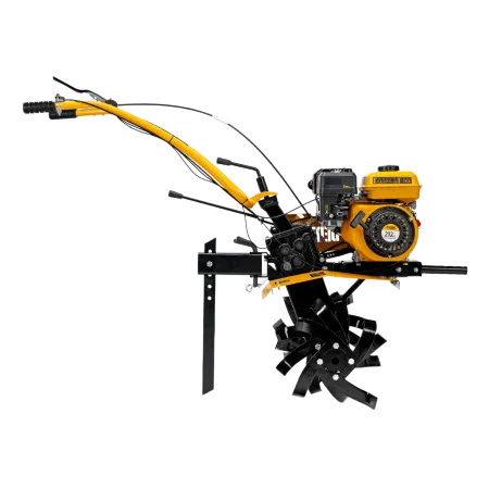 Мотоблок DENZEL DPT-270S, 7 л.с., ремен.сцеп, фрез 3х4, ШОМ, передачи 2В/1Н