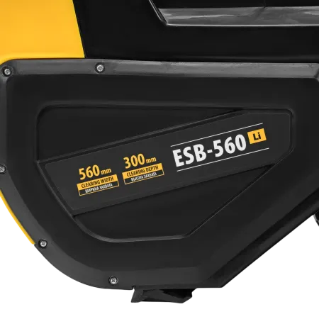 Снегоуборщик аккумуляторный DENZEL ESB-560Li, 560 мм, 40В, 2 АКБ 5 Ач, ЗУ, метал. шнек