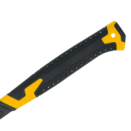 Топор цельнокованый DENZEL 600 г, двухкомпонентная обрезиненная рукоятка