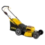 Газонокосилка аккумуляторная бесщеточная RLM450-36, Li-ion, 36 В, 4 Ач, 450 мм, травосборник 40 л Denzel