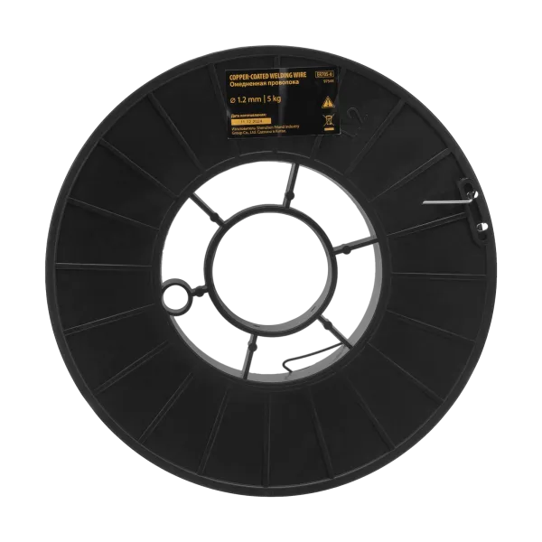 Омедненная проволока Denzel ER70S-6, диам. 1,2 мм, 5 кг, диам. катушки D200