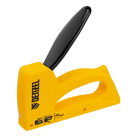 Степлер пластиковый DENZEL скобы в комплекте, тип 53, 6-10 мм