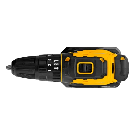 Дрель-шуруповерт аккумуляторная ударная DENZEL CID-18-02BM, Li-Ion, 18 В, 2 акк.