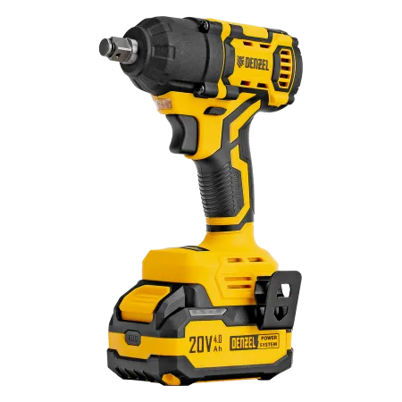 Гайковерт ударный аккумуляторный бесщет. DENZEL CIWH-BL-20-500, Li-Ion, 20 В