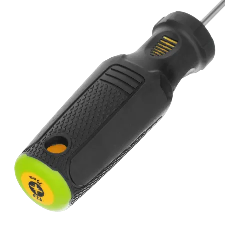 Отвертка DENZEL PZ0x75 мм, CrV, трехкомпонентная рукоятка