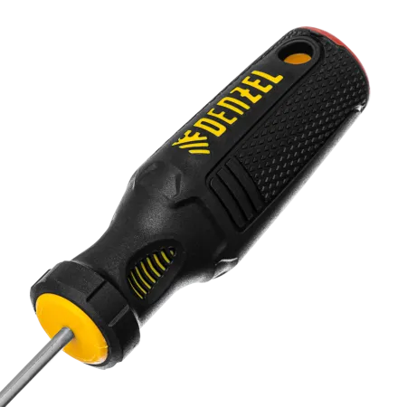 Отвертка DENZEL PH0х75 мм, S2, 3к рукоятка