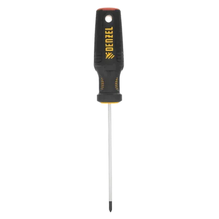 Отвертка DENZEL PH0х100 мм, CrV, трехкомпонентная рукоятка