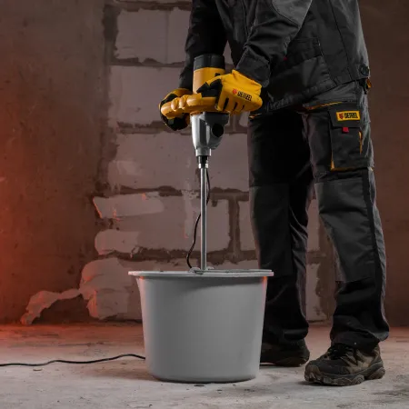 Миксер строительный DENZEL EM-1-1220, 1220 Вт, 0-480/0-800 об/мин