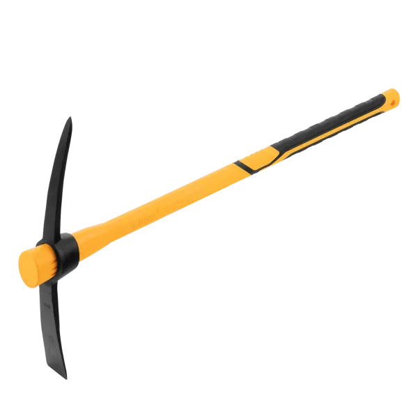 Кирка DENZEL 1500 г, узкая, фиберглассовая обрезиненная рукоятка 900 мм