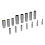 Набор инструментов DENZEL 1/2", 1/4", CrV, S2, пластиковый кейс, 194 предмета