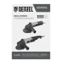 Машина шлифовальная угловая DENZEL AGD125-1000, 1000 Вт, 125 мм, 3000-10000 об/мин