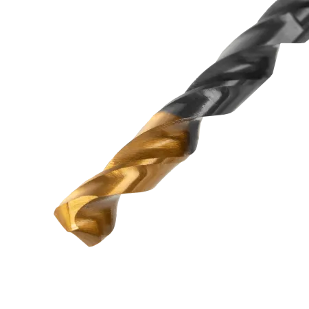 Сверло по металлу DENZEL 6 мм, HSS-Tin, Golden Tip, 10 шт.