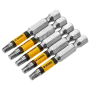 Набор бит DENZEL T25x50, 5 шт.