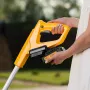 Портативная аккумуляторная газонокосилка DENZEL CLM-22, Li-ion, 20В, 220 мм