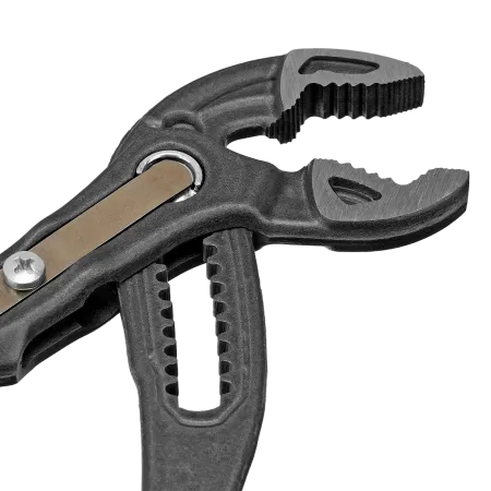 Клещи переставные DENZEL кнопочный механизм, обливные рукоятки, 250 мм