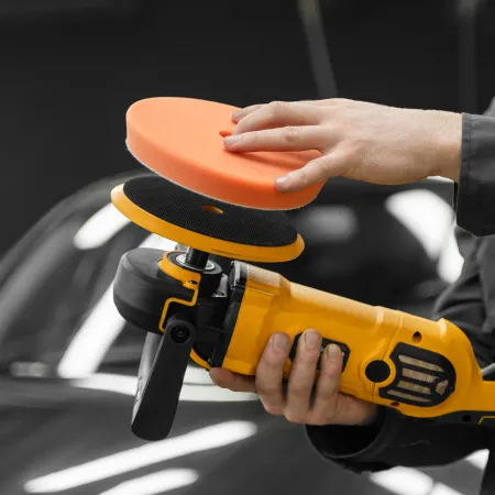 Машина полировальная DENZEL CP-180, 1400 Вт, 180 мм, 0-3000 об/мин