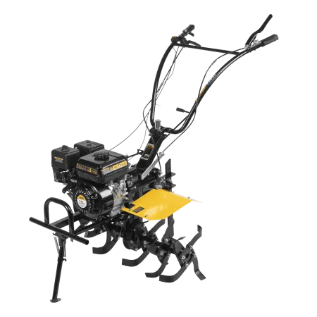 Мотоблок DPT-270X, 7 л.с., диск.сцеп, шир 90 см, глуб 35 см,фрез 3х4,ВОМ,скор 2В/1Н,кол 8" Denzel