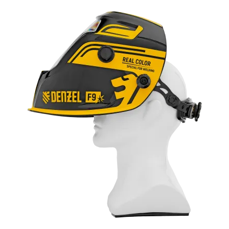 Щиток защитный лицевой DENZEL (маска сварщика) F9, см. окно 100x60, Real Color, DIN 4-8/9-13