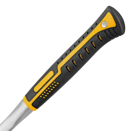 Топор цельнометаллический DENZEL, 600 г, двухкомпонентная обрезиненная рукоятка, прямой хват