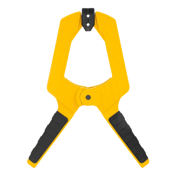 Струбцина клещеобразная DENZEL усиленная 100 х 80 мм, двухкомпонентные рукоятки