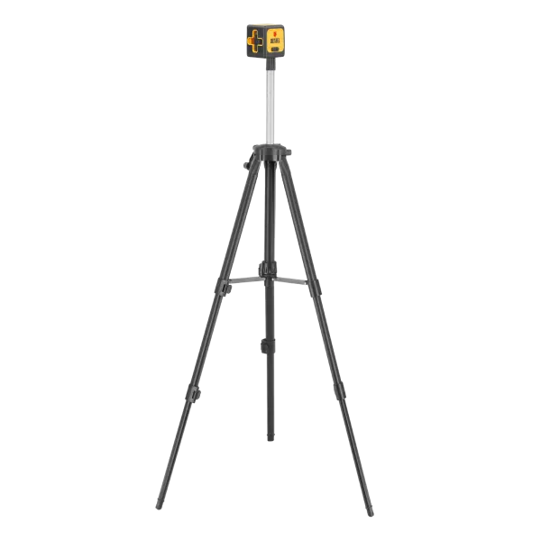 Лазерный уровень DENZEL DQB-T, 30 м, зеленый луч, батарейки, штатив