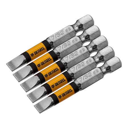 Набор бит DENZEL SL5,5x50, 5 шт.