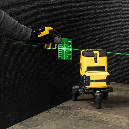 Лазерный уровень DENZEL LX 06 Green, 30 м, 520 нм, аккумулятор Li 5200 mAh, резьба 5/8