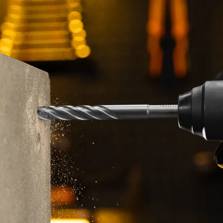 Бур по бетону DENZEL, цельная крестовая пластина, 12x165 мм, SDS PLUS